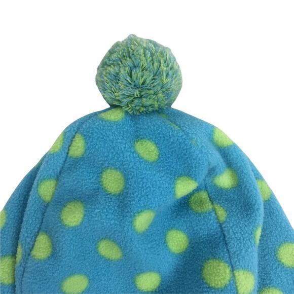 Gap Kids Blue Polka Dots Pom Pom Beanie Size S/M - Picture 2 of 6
